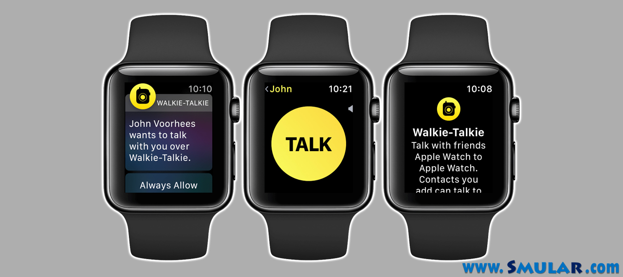 How to use Walkie Talkie on Apple Watch