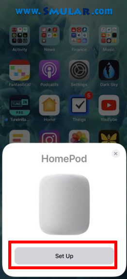 apple homepod connect to device