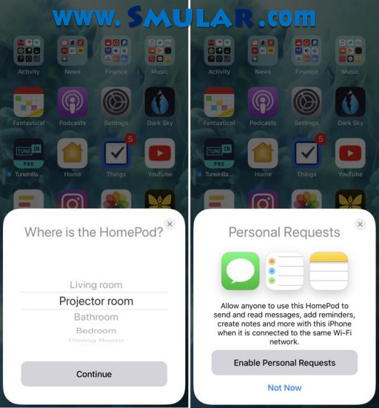 apple homepod connect to iphone