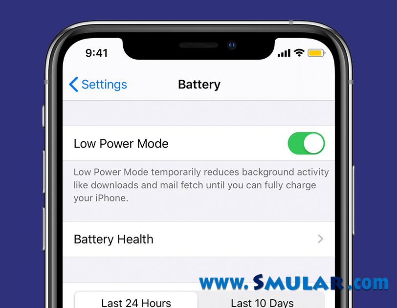 iphone low power mode