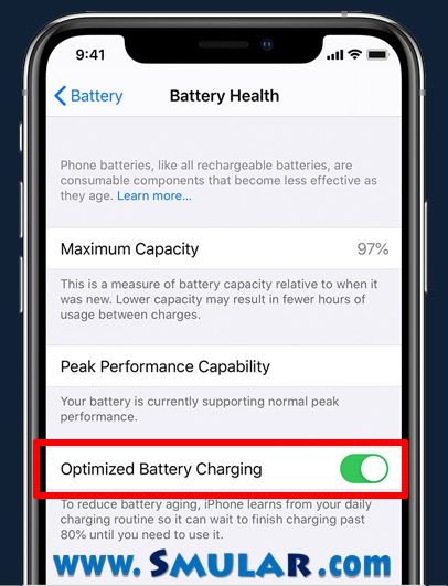 iphone optimized battery charging