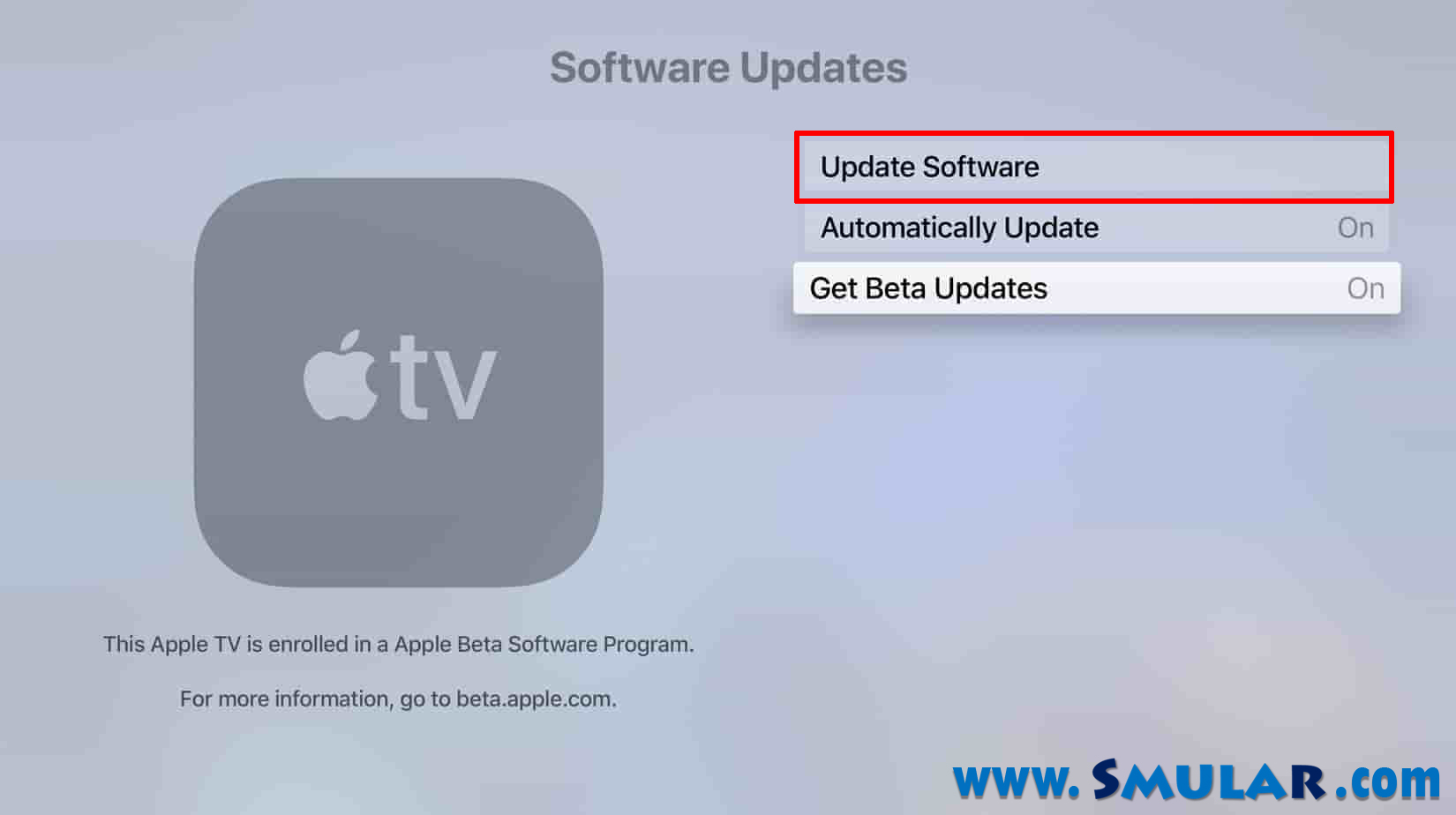 tvos 13 update