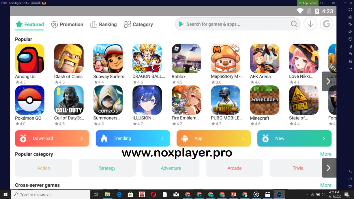 nox player app store